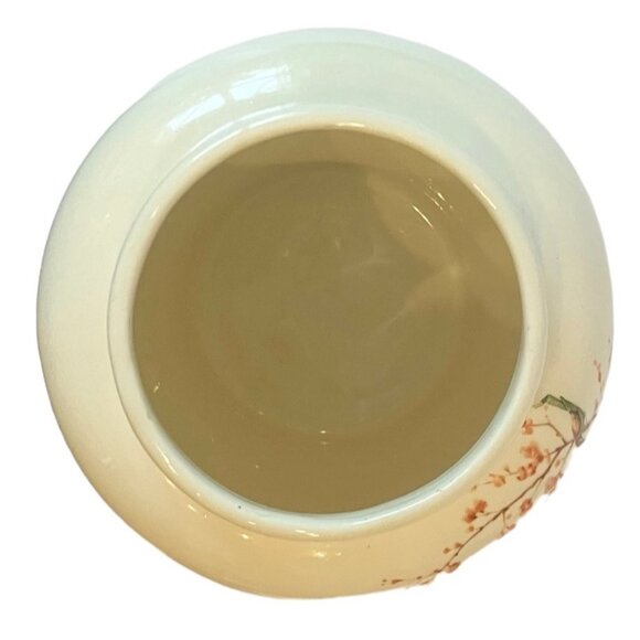 VTG Handmade Japanese Glazed Porcelain Vase Geisha Girls/Floral--SIGNED "Carr" - Picture 13 of 16